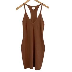 Aritzia Sun Deh Racerback Bodycon Mini Dress Size Medium Modern Minimalist